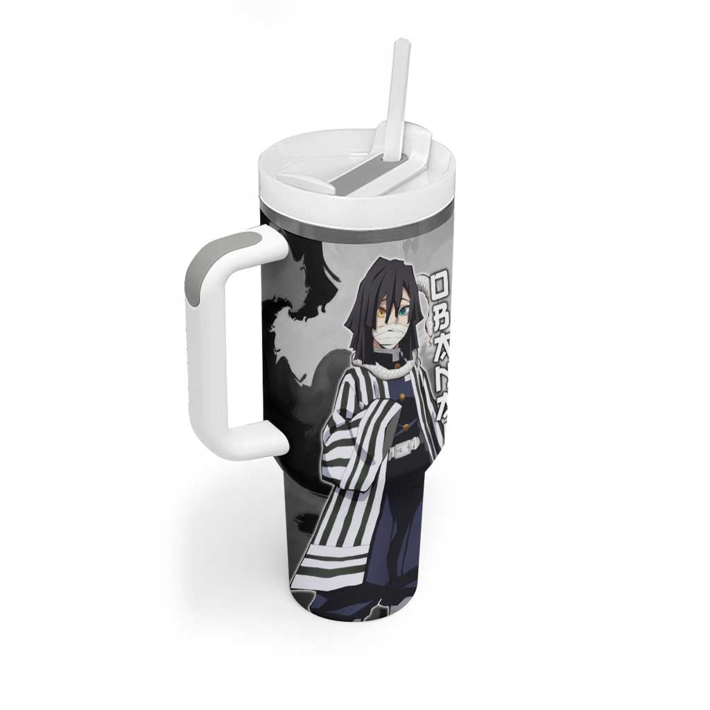 Obanai Iguro Demon Slayer Tumbler With Handle Anime Style