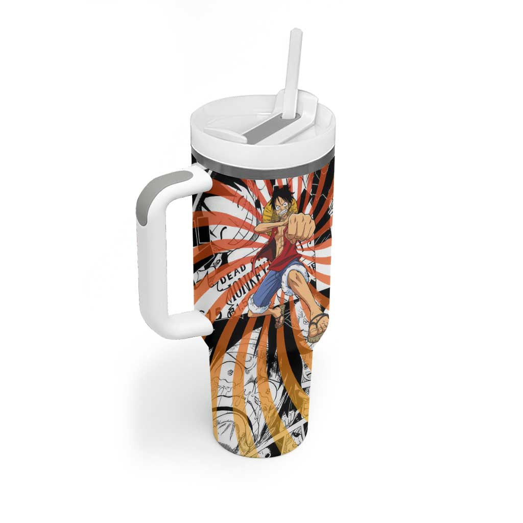 One Piece Blazing Force Luffy Tumbler With Handle Anime Mix Manga Style