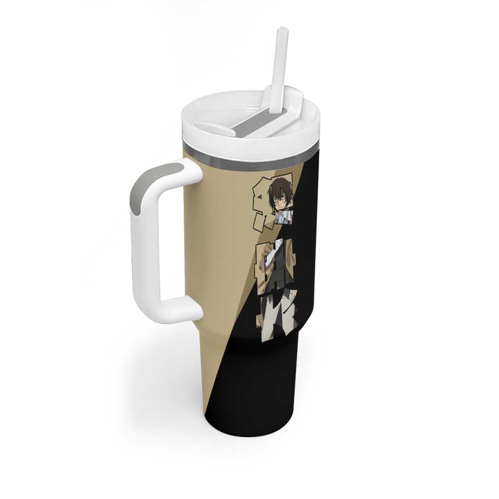 Osamu Dazai Tumbler With Handle Anime Style