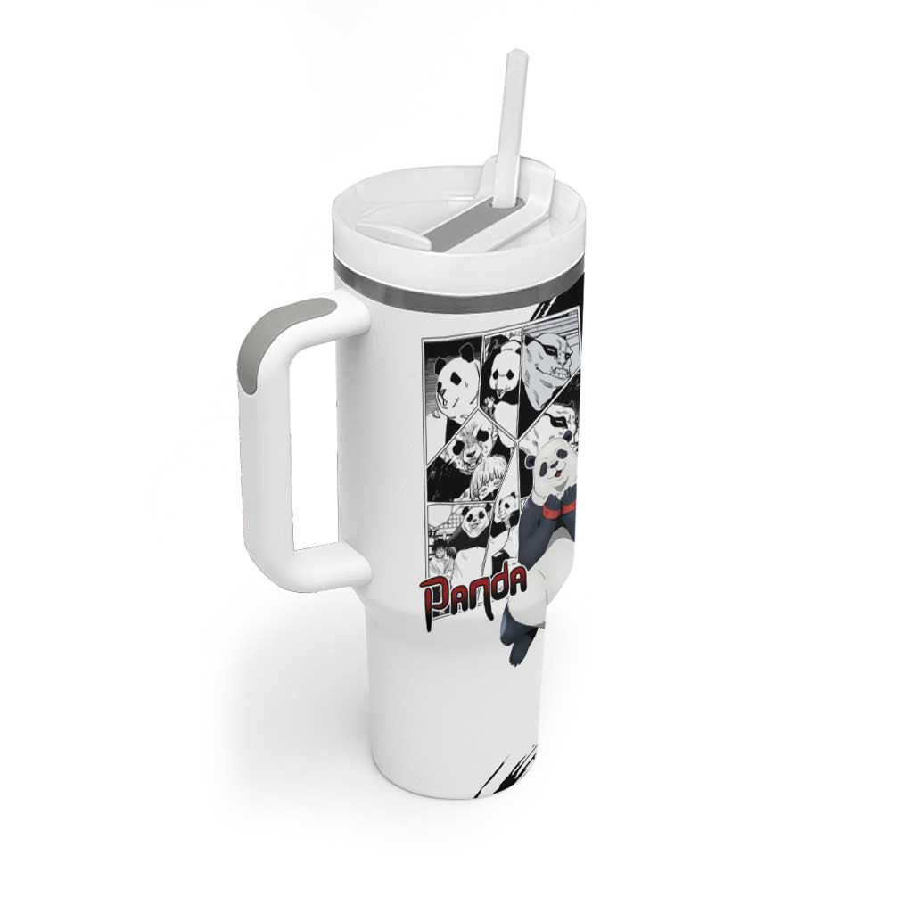 Panda Jujutsu Kaisen Tumbler With Handle Anime Mix Manga Style