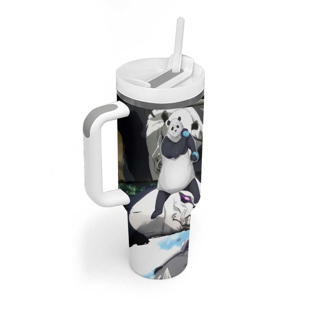 Panda Jujutsu Kaisen Tumbler With Handle Anime Style