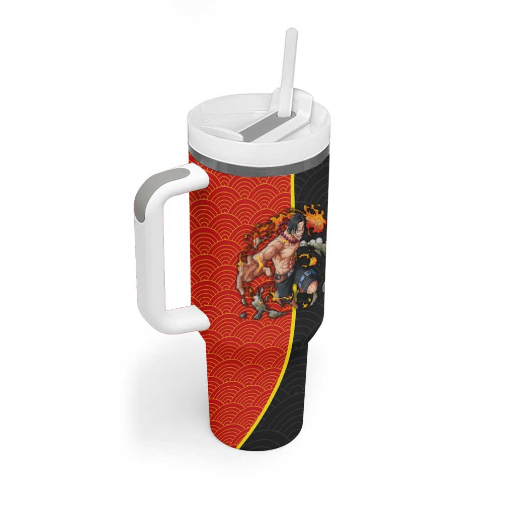 Portgas Dace One Piece Tumbler With Handle Anime Japan Style