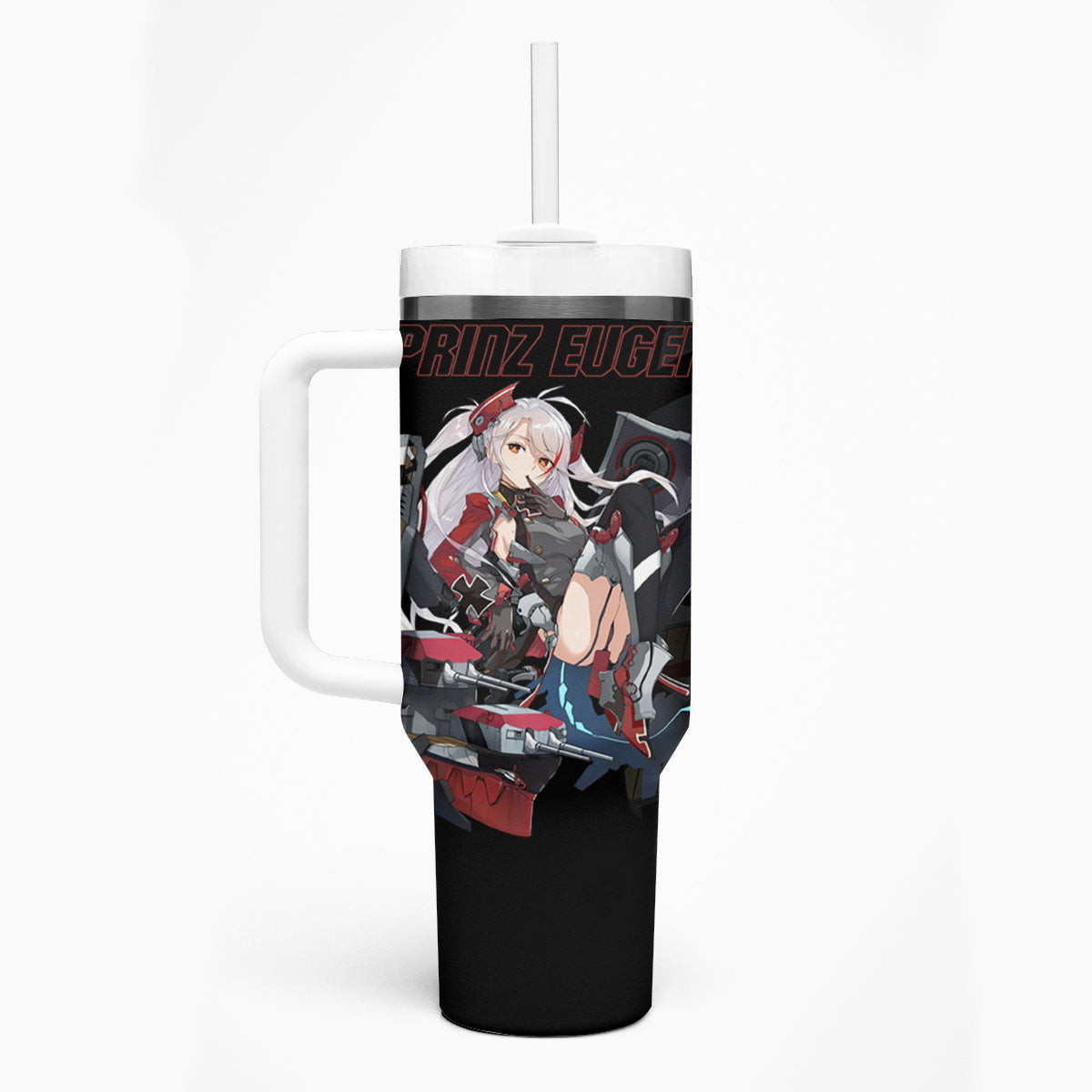 Prinz Eugen Azur Lane Tumbler With Handle Anime Game Style