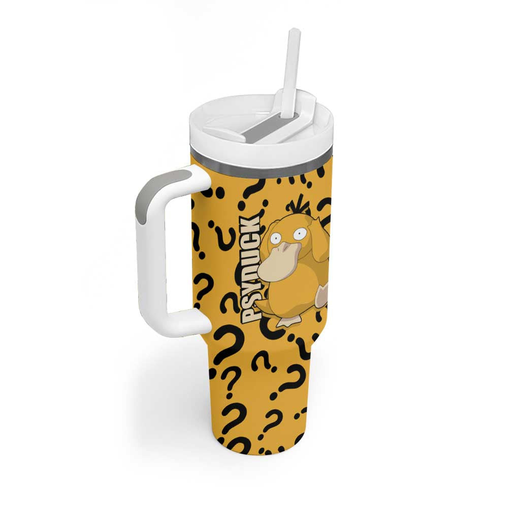 Psyduck Pokemon Tumbler With Handle Anime Style