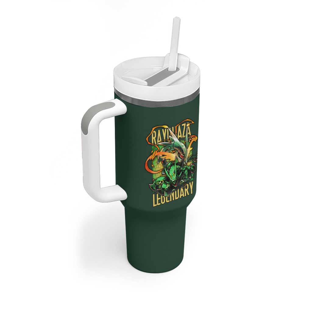 Rayquaza Pokemon Tumbler With Handle Anime Style
