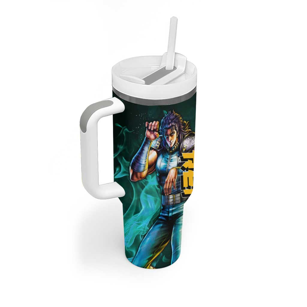 Rei Fist Of The North Star Tumbler With Handle Anime Mix Manga Style