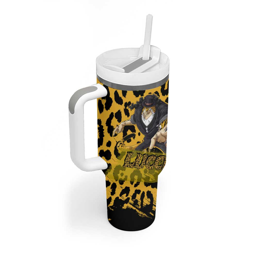 Rob Lucci One Piece Tumbler With Handle Anime Style