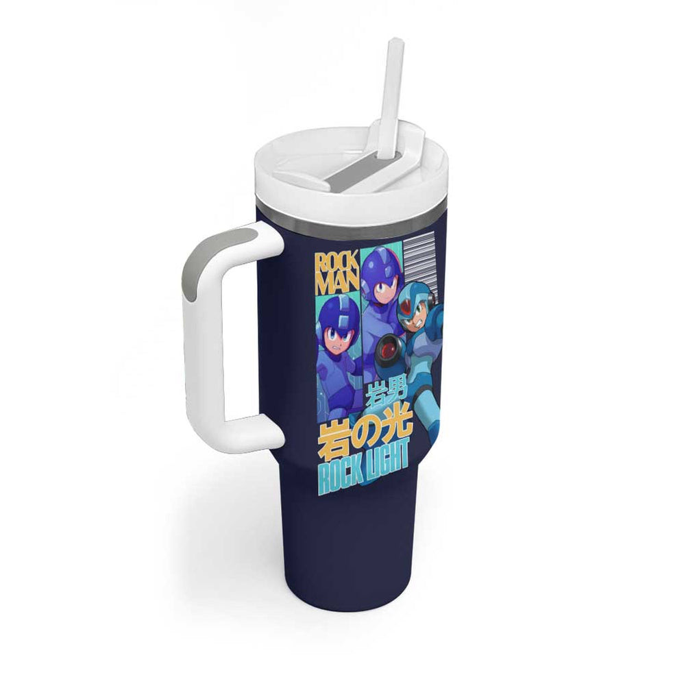 Rock Man Mega Man Tumbler With Handle Japan Anime Style