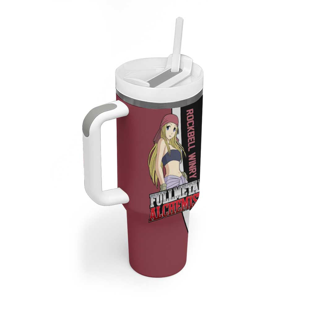 Rockbell Winry Fullmetal Alchemist Tumbler With Handle Anime Style