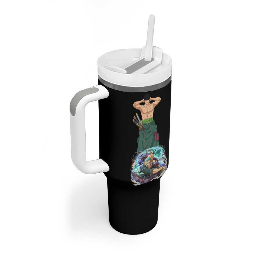 Roronoa Zoro V4 One Piece Tumbler With Handle Anime Style