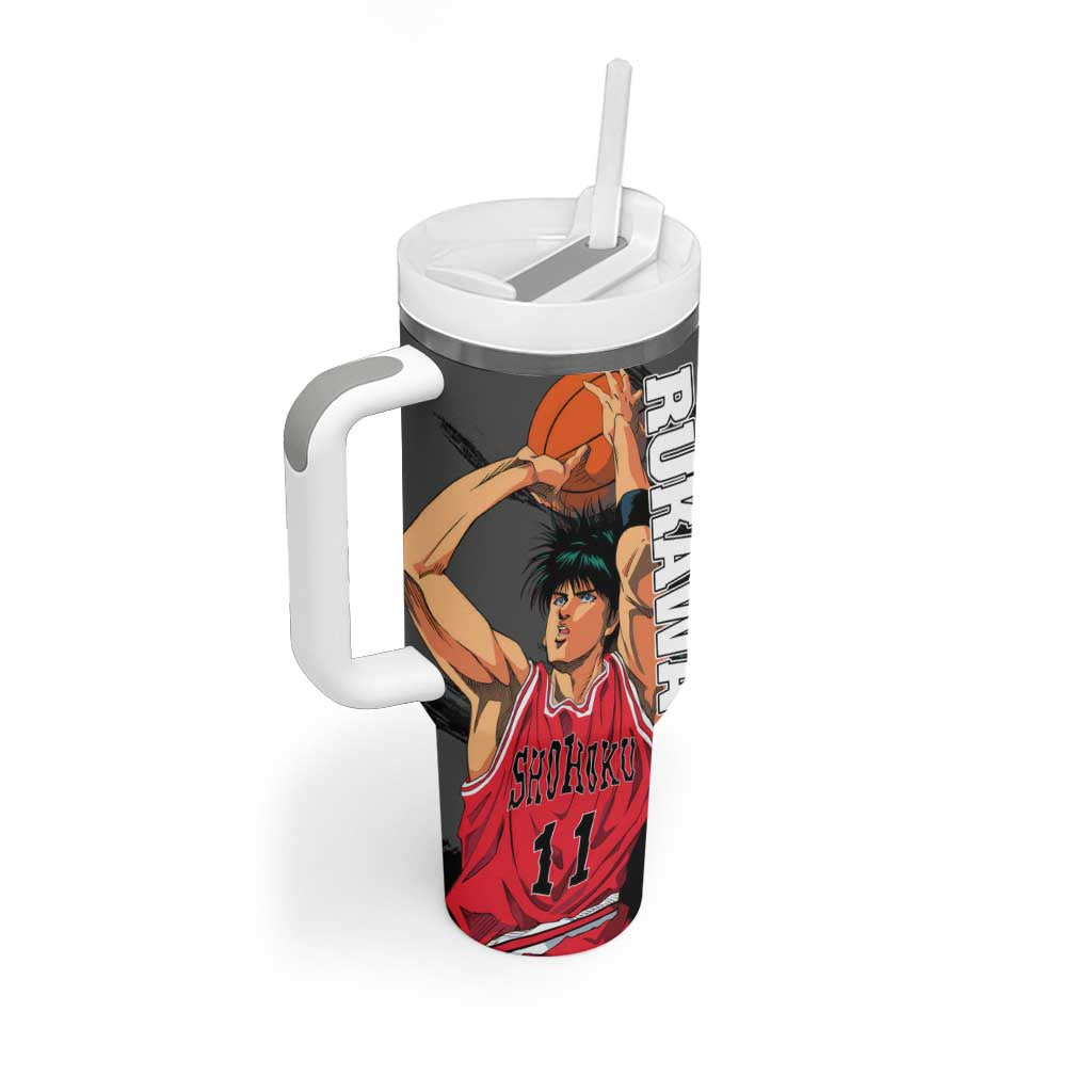 Rukawa Kaede Slam Dunk Tumbler With Handle Anime Style