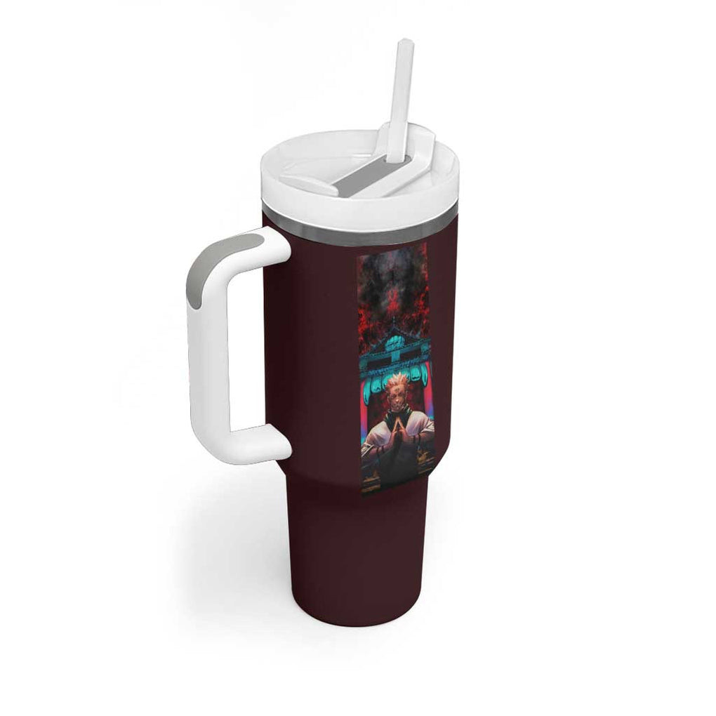Ryomen Sukuna V2 Jujutsu Kaisen Tumbler With Handle Anime Style