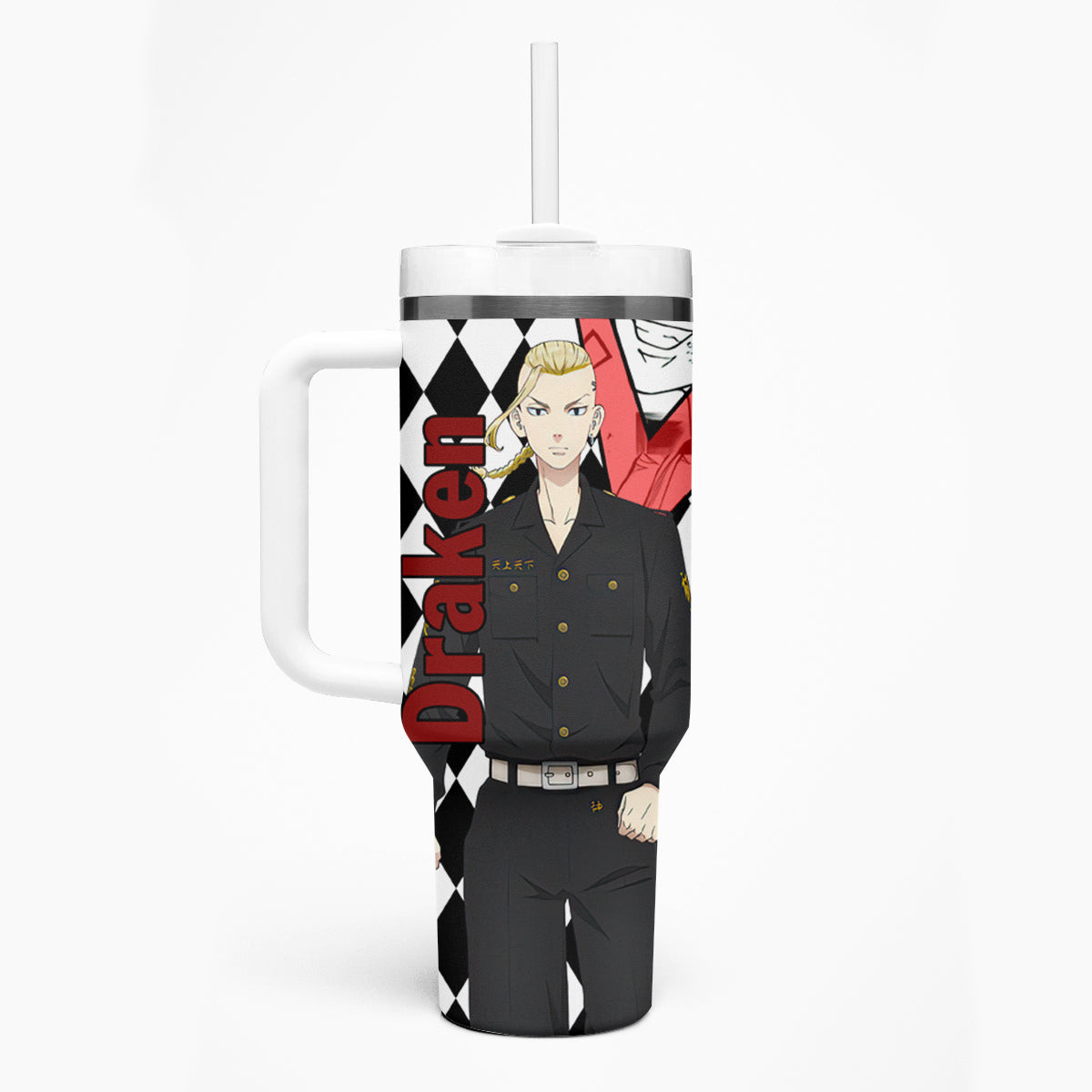Ryuuguuji Ken Draken Tumbler With Handle Anime Mix Manga Style