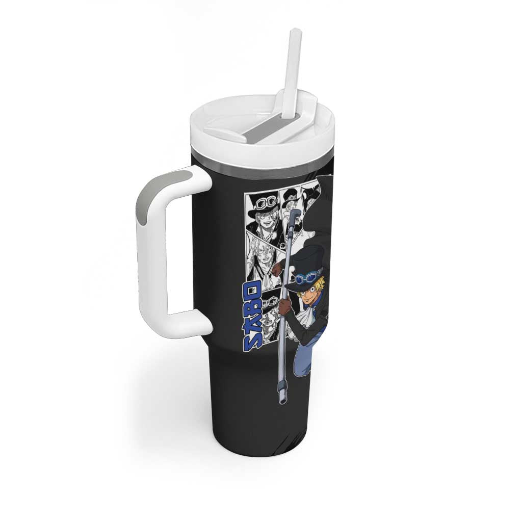 Sabo One Piece Tumbler With Handle Anime Mix Manga Style