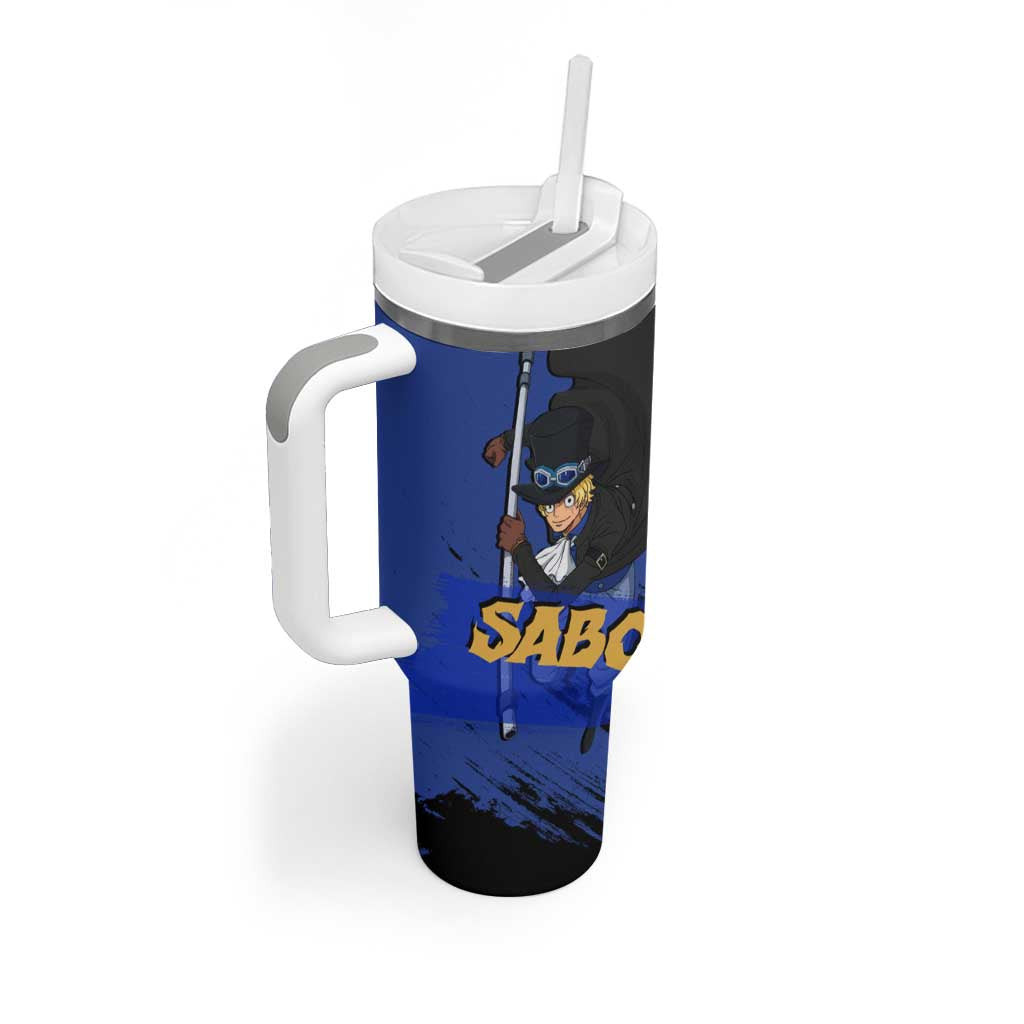 Sabo One Piece Tumbler With Handle Anime Style