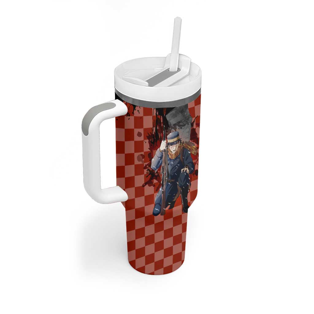 Saichi Sugimoto Golden Kamuy Tumbler With Handle Anime Style