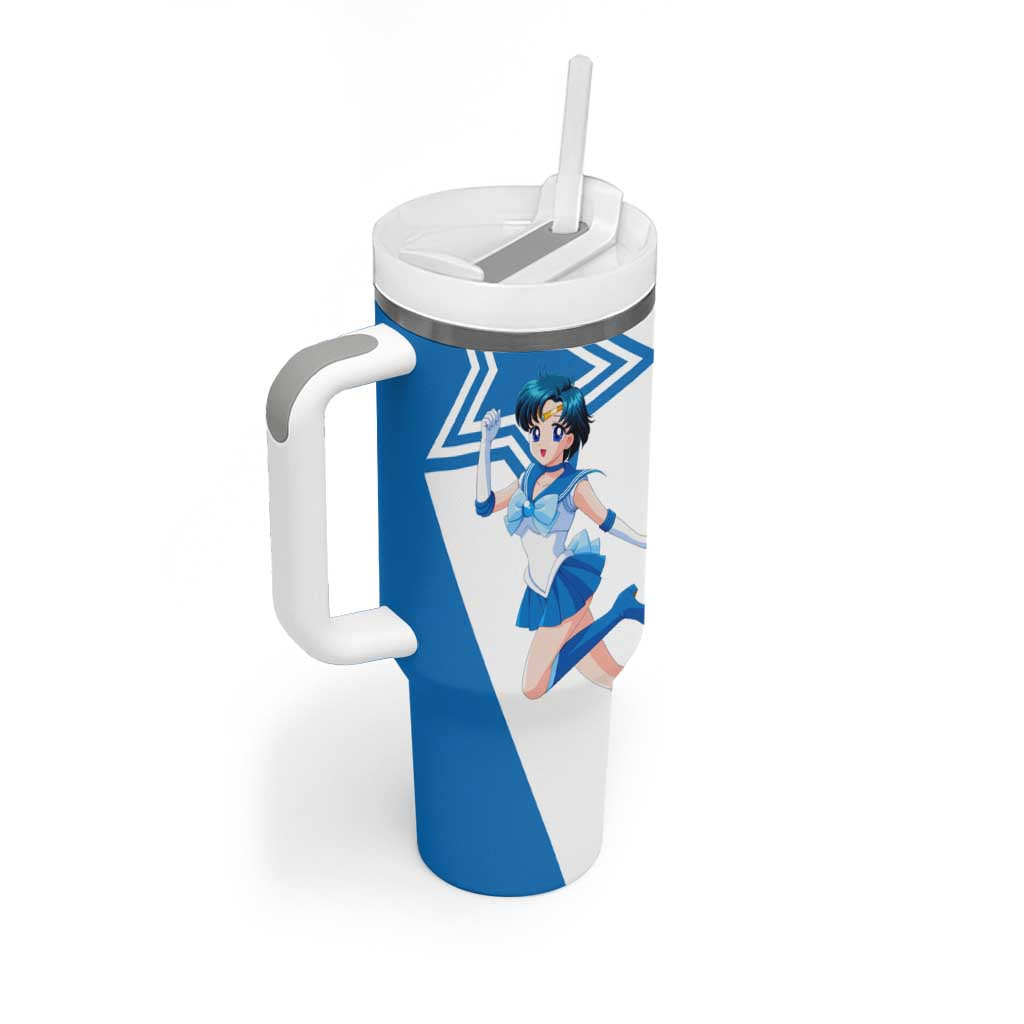 Sailor Mercury Sailor Moon Tumbler With Handle Anime Style