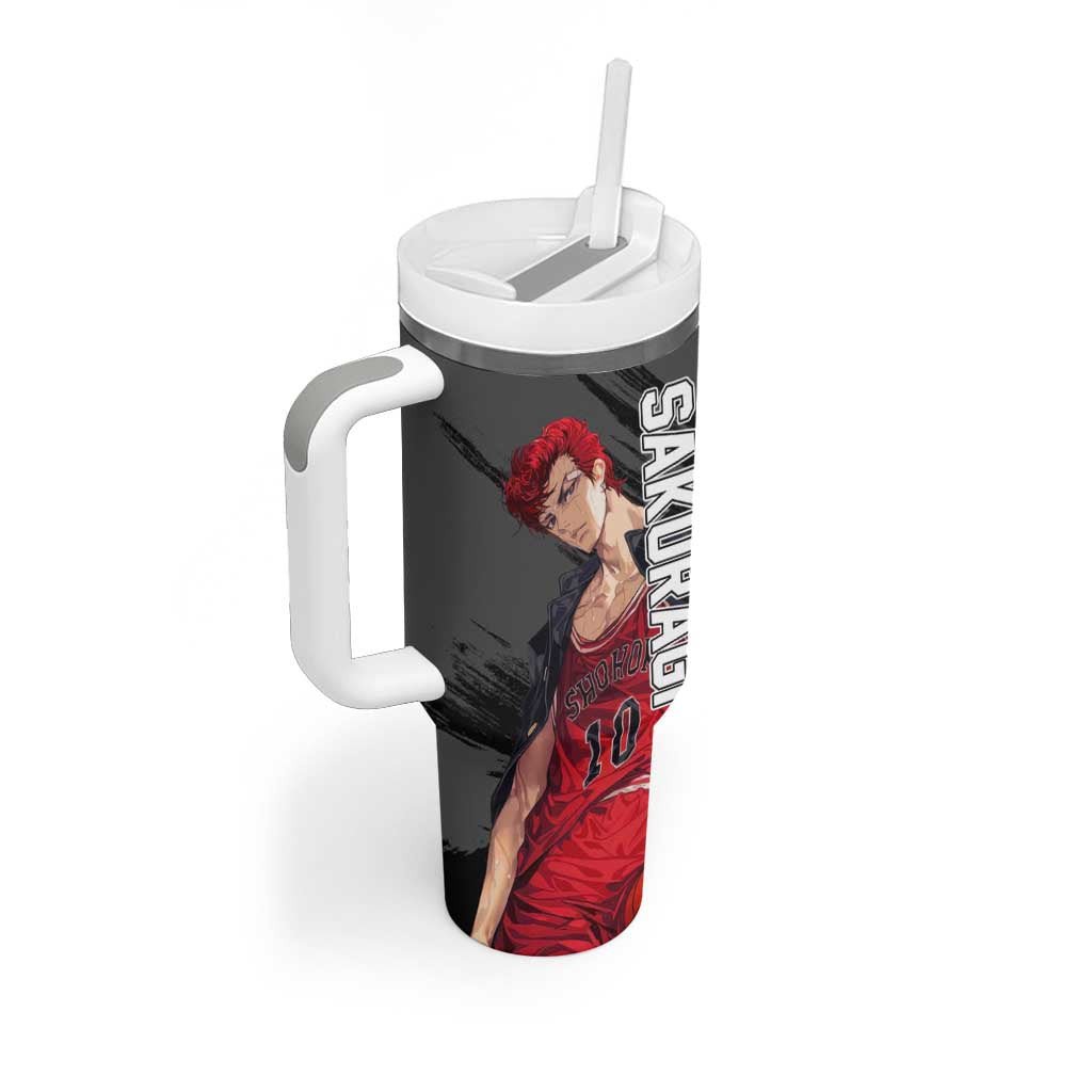 Sakuragi Slam Dunk Tumbler With Handle Anime Style