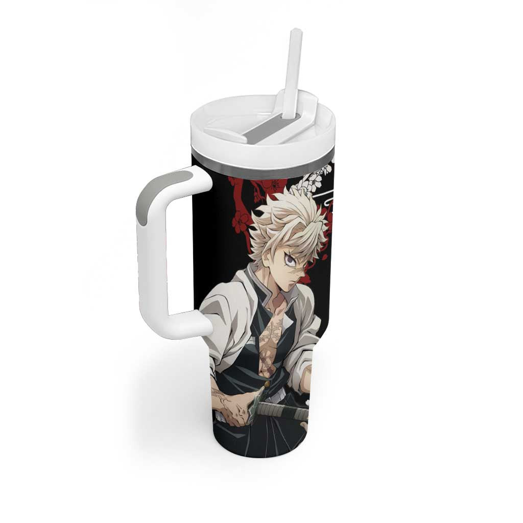 Sanemi Shinazugawa Demon Slayer Tumbler With Handle Anime Japan Style