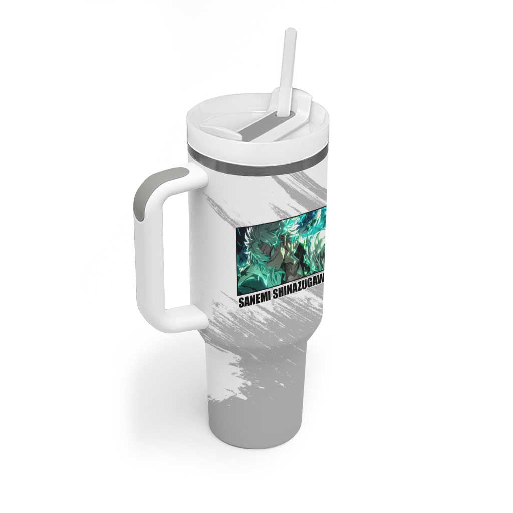 Sanemi Shinazugawa Demon Slayer Tumbler With Handle Anime Style