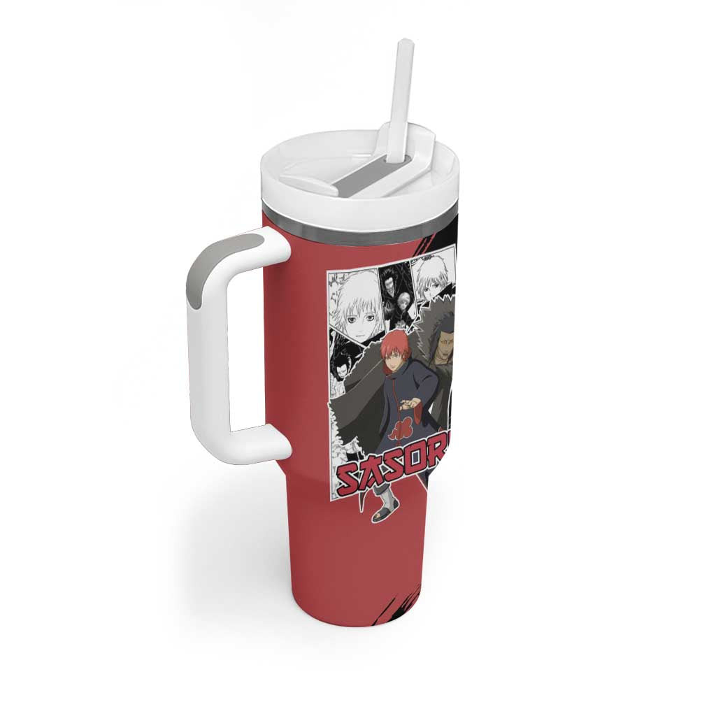 Sasori Naruto Tumbler With Handle Anime Mix Manga Style