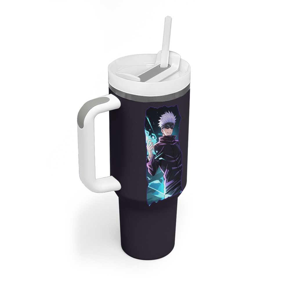 Satoru Gojo V3 Jujutsu Kaisen Tumbler With Handle Anime Style