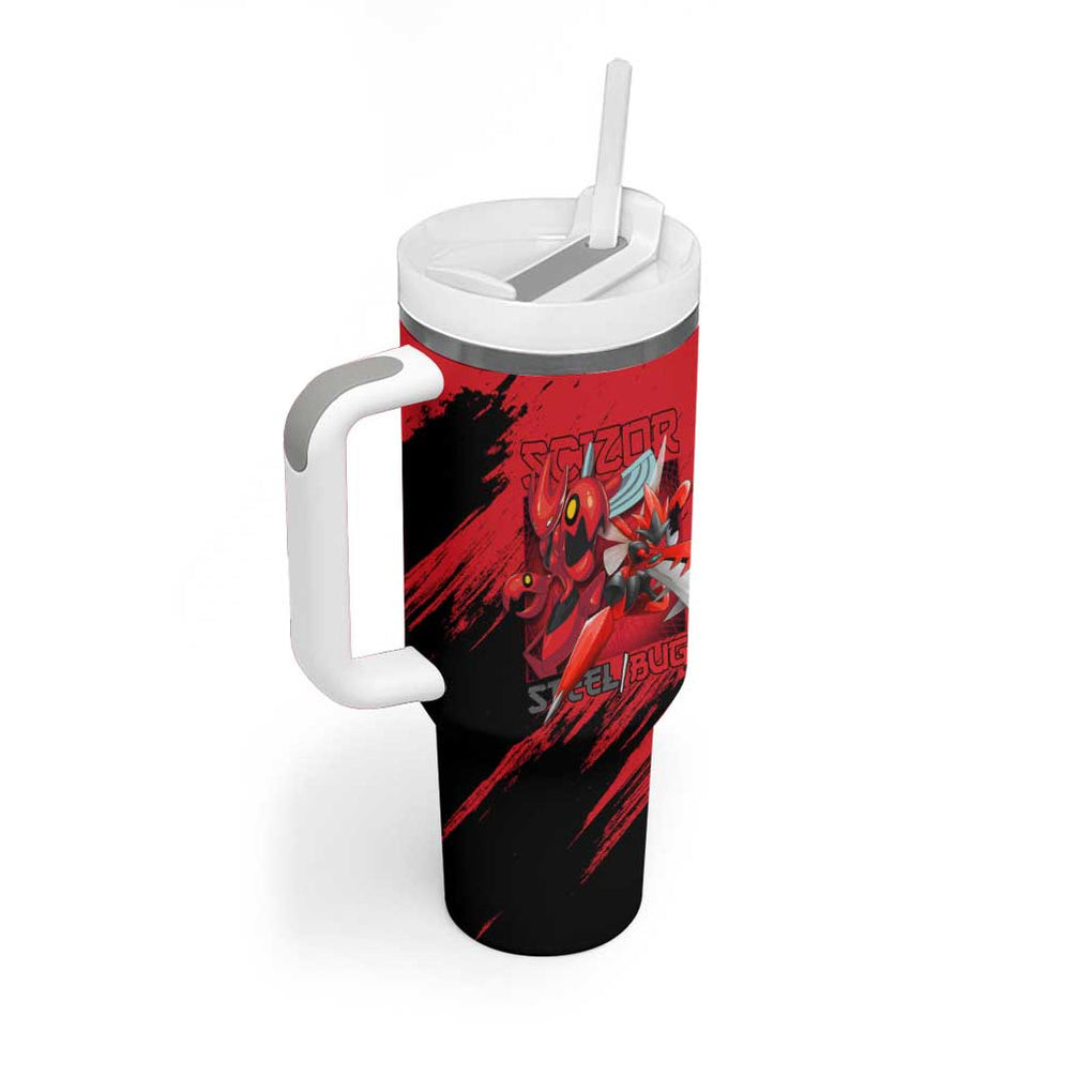 Scizor Poke Tumbler With Handle Anime Style