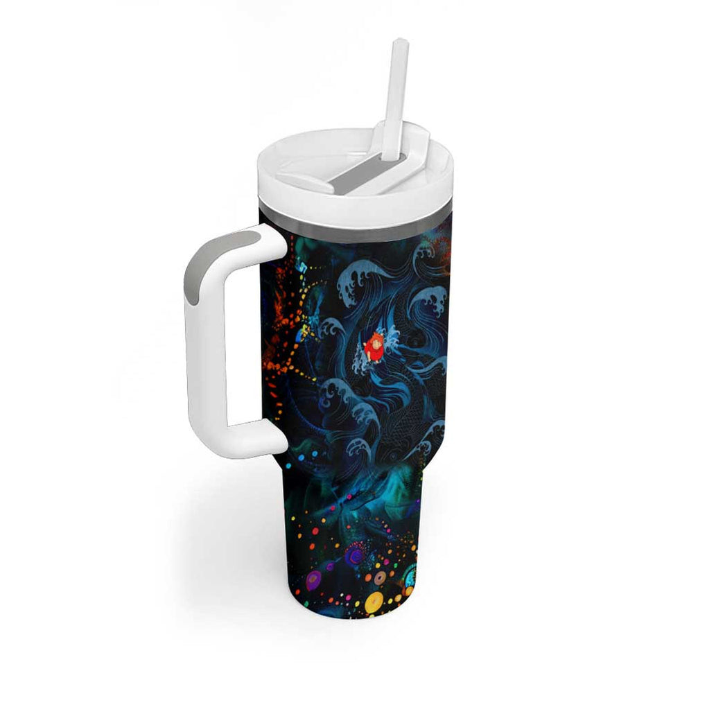 Sea Creatures Ponyo Studio Ghibli Tumbler With Handle Trippy Style
