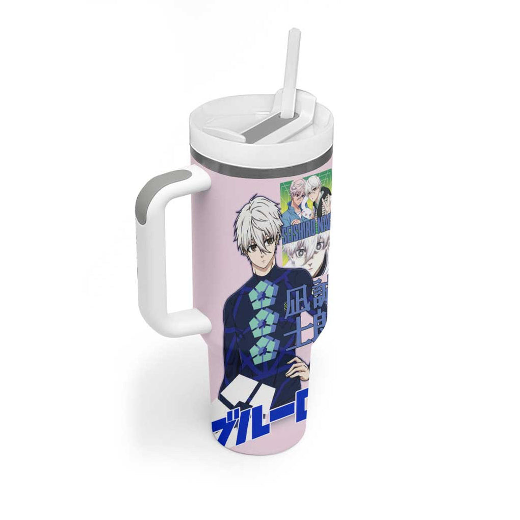 Seishiro Nagi Blue Lock Tumbler With Handle Japan Anime Style