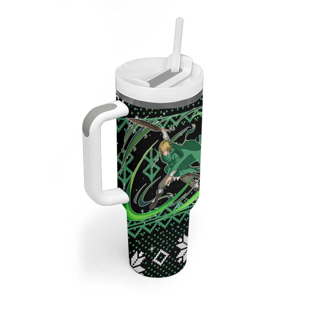 Serpico Berserk Tumbler With Handle Anime Mix Christmas Style