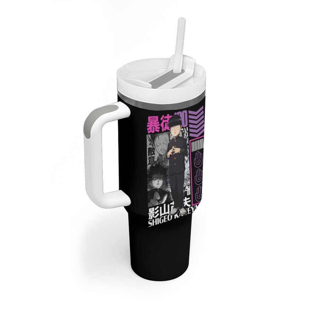 Shigeo Kageyama V2 Mob Psycho 100 Tumbler With Handle Japan Anime Style
