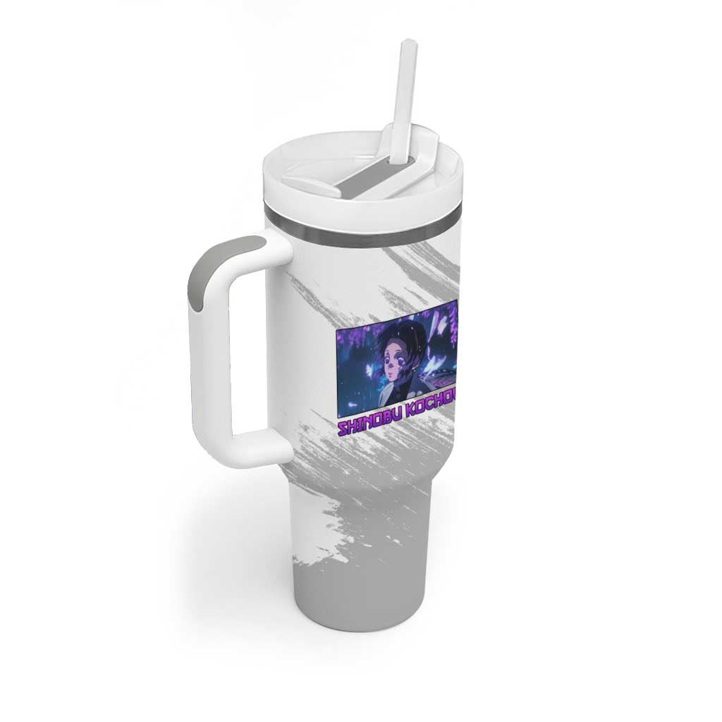 Shinobu Kochou Demon Slayer Tumbler With Handle Anime Style
