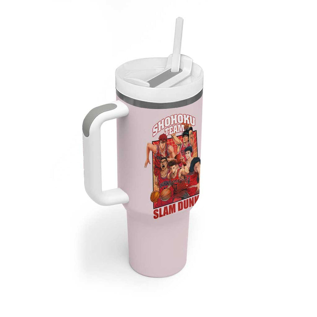 Shohoku Team Slam Dunk Tumbler With Handle Anime Style