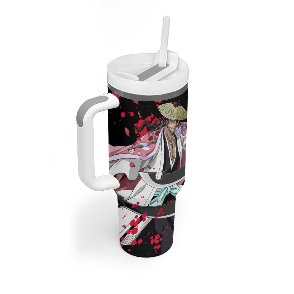 Shunsui Kyoraku Bleach Tumbler With Handle Anime Style