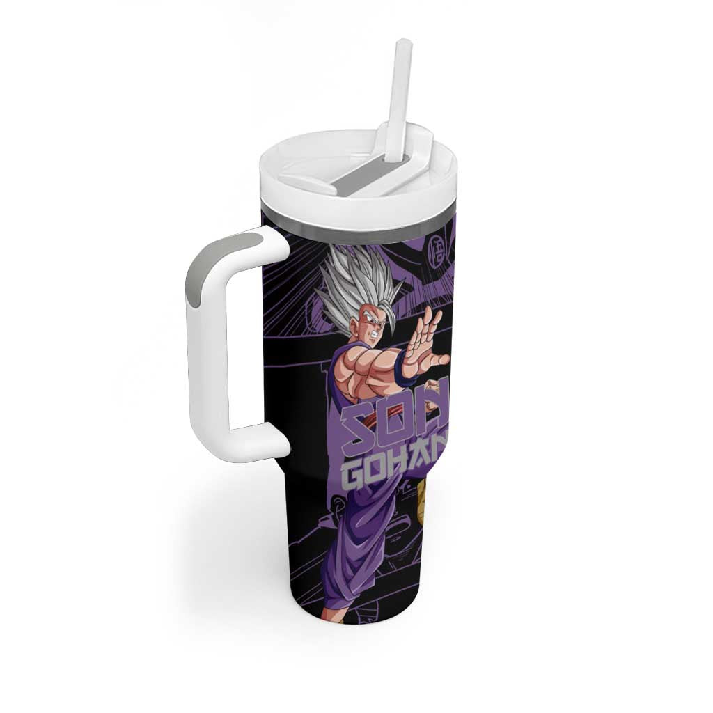Son Gohan Dragon Ball Tumbler With Handle Pattern Anime Mix Manga Style