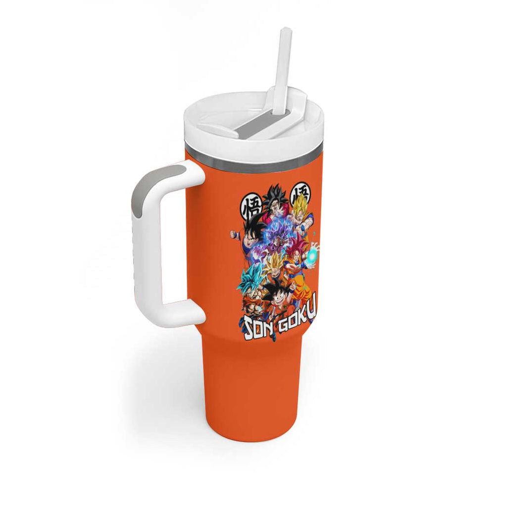 Son Goku V2 Dragon Ball Z Tumbler With Handle Anime Style