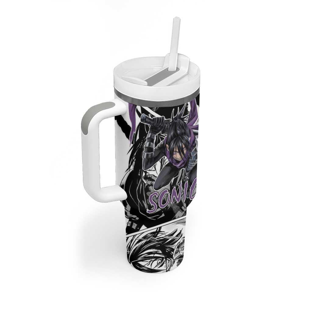 Sonic One Punch Man Tumbler With Handle Anime Mix Manga Style