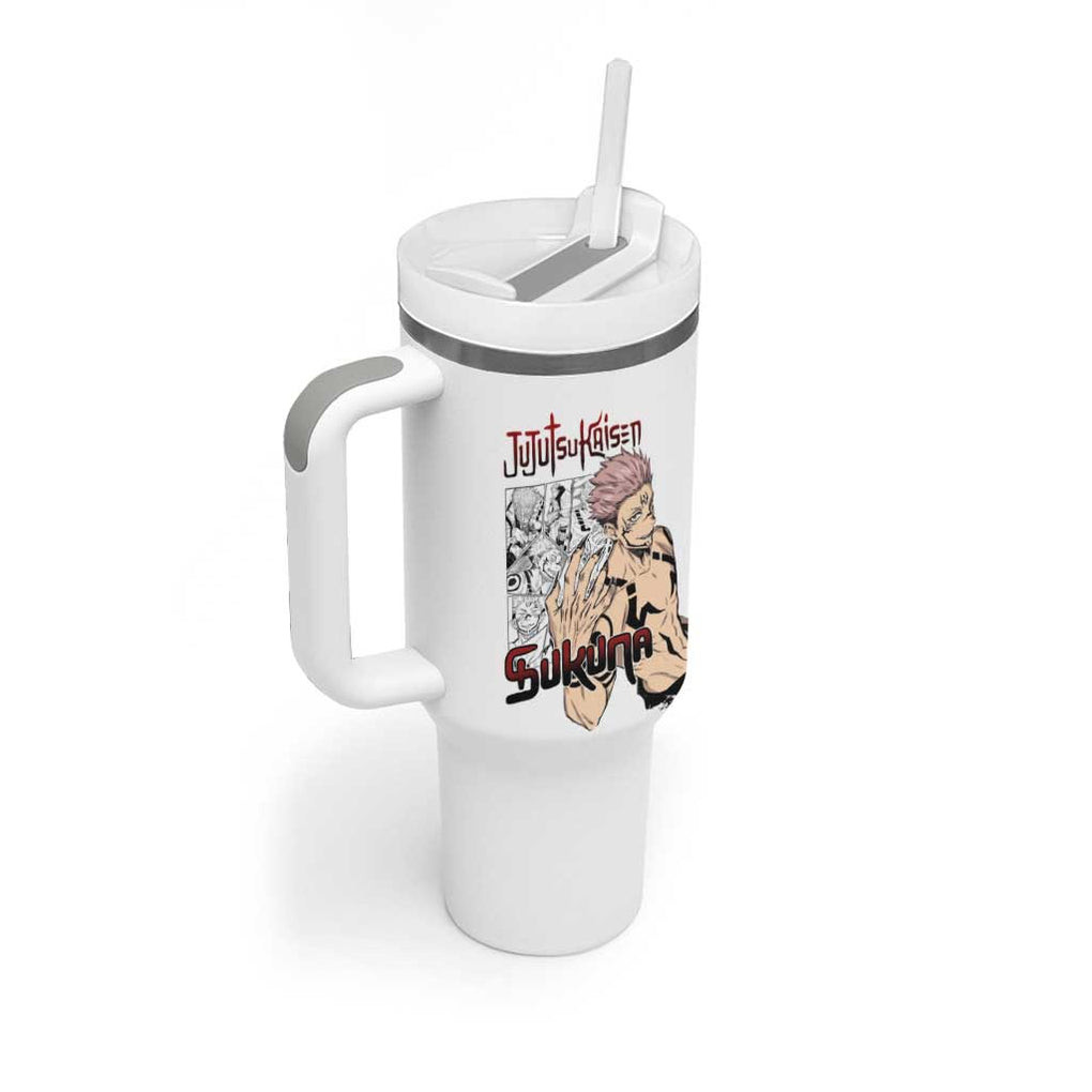 Sukuna Jujutsu Kaisen Tumbler With Handle Anime Mix Manga Style