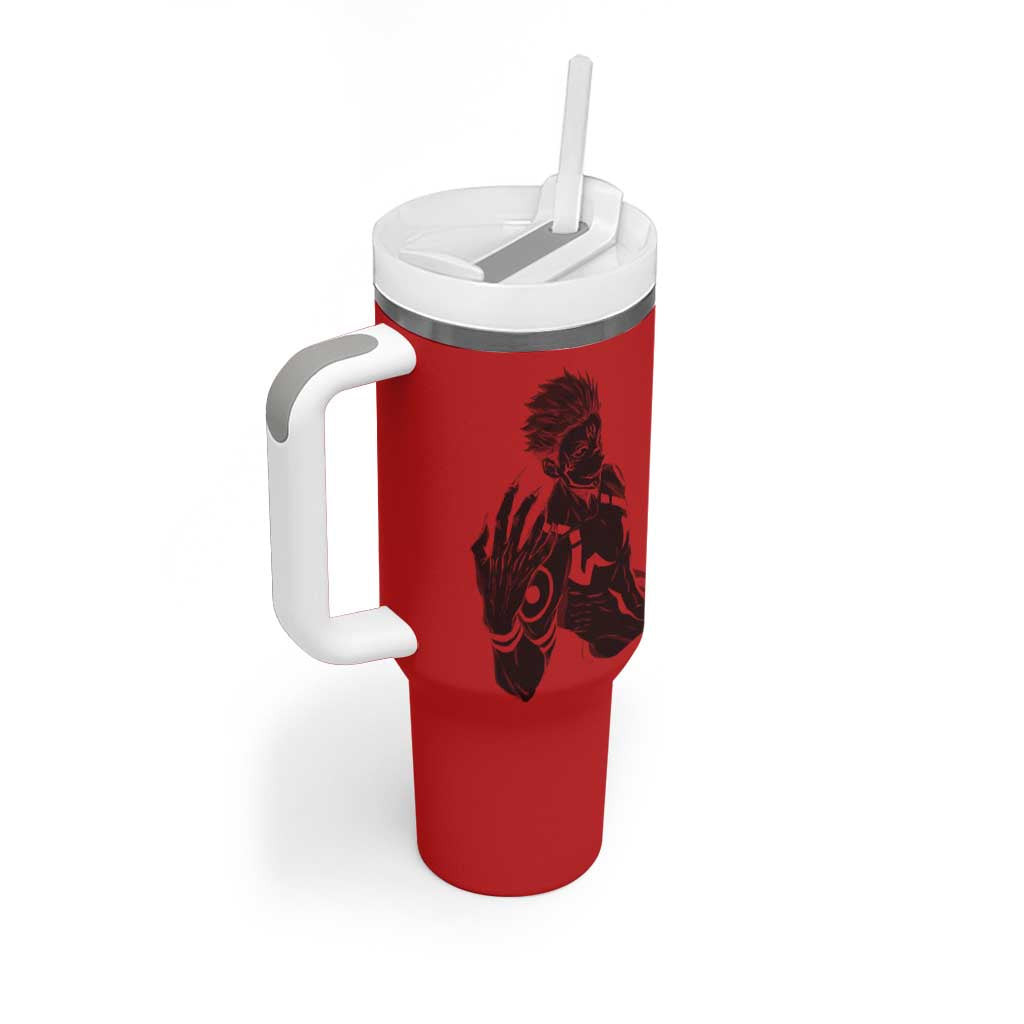Sukuna Jujutsu Kaisen Tumbler With Handle Anime Style