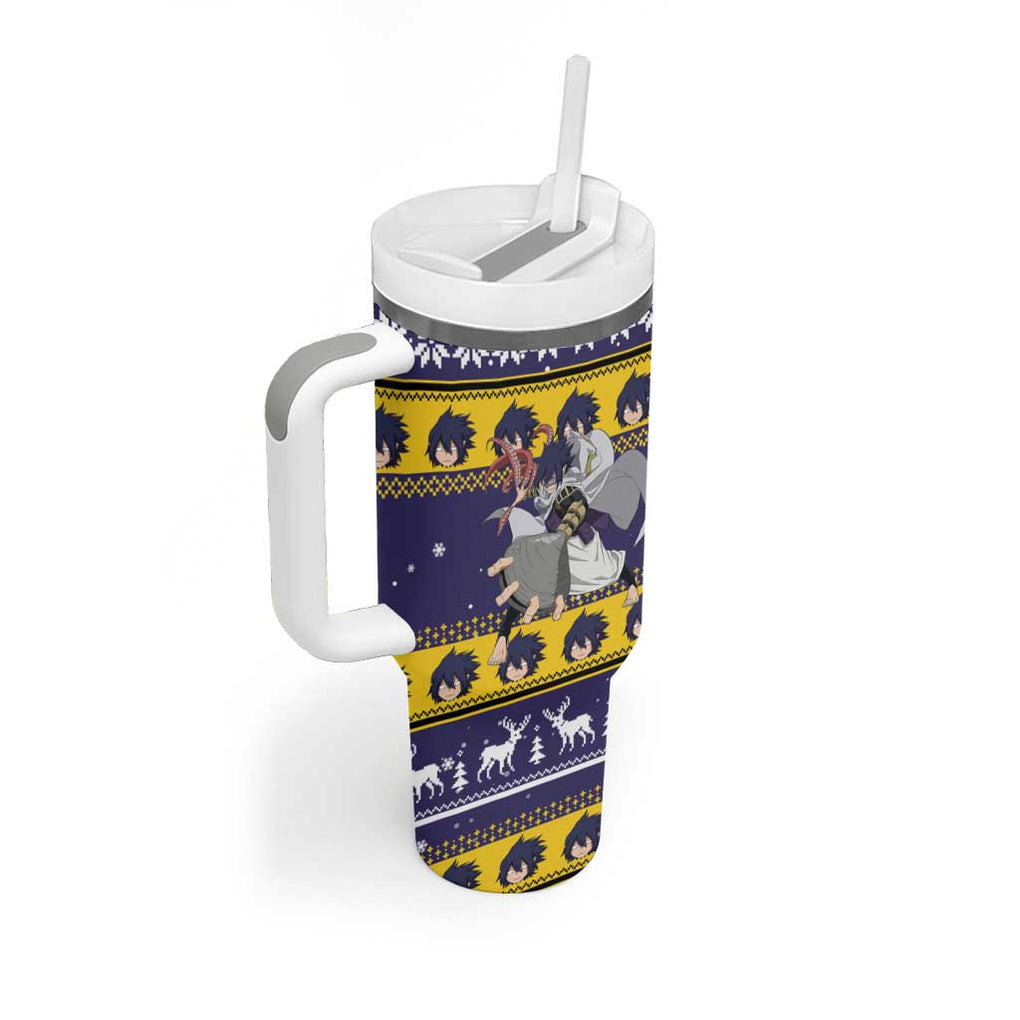 Suneater My Hero Academia Tumbler With Handle Anime Mix Christmas Style