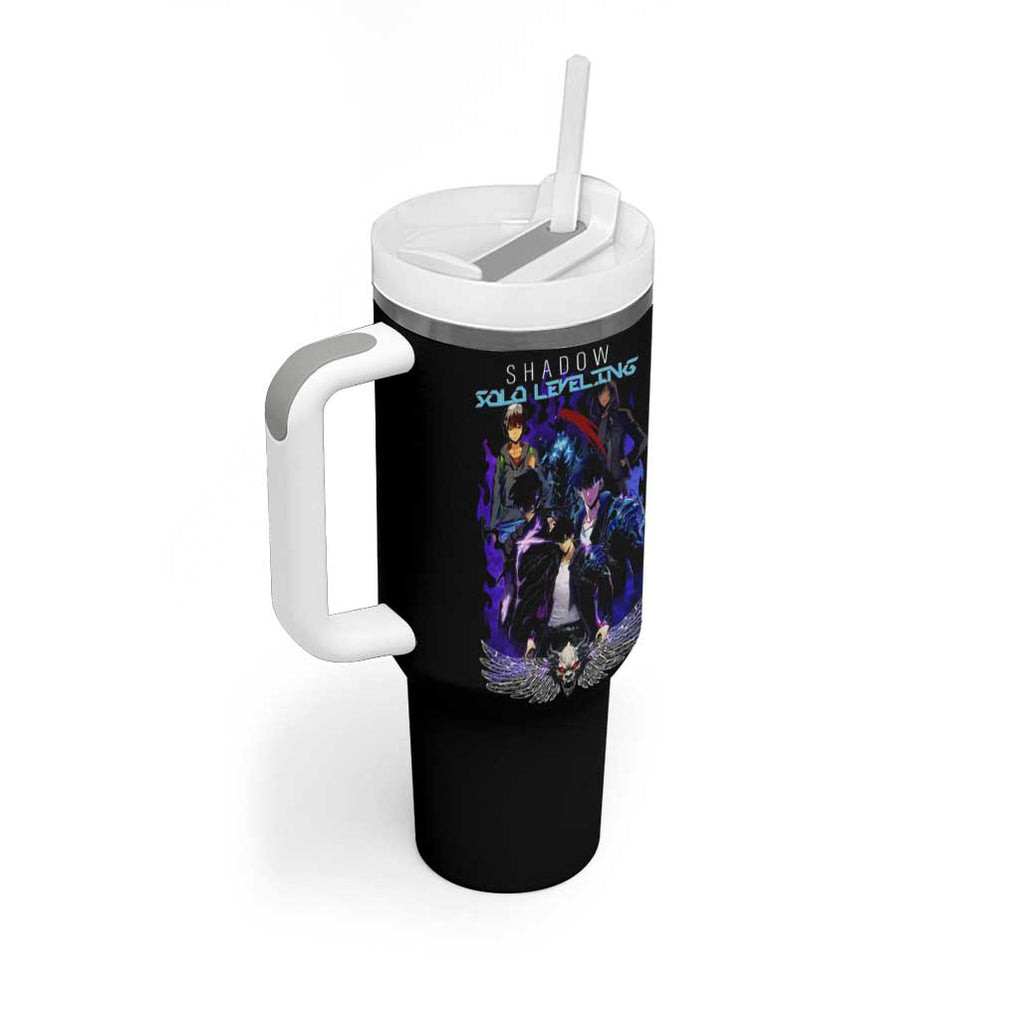 Sung Jin Woo V2 Solo Leveling Tumbler With Handle Anime Style