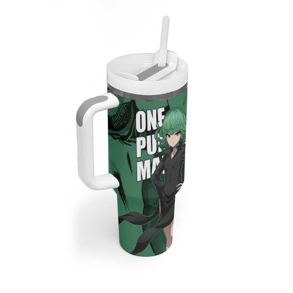 Tatsumaki One Punch Man Tumbler With Handle Anime Style