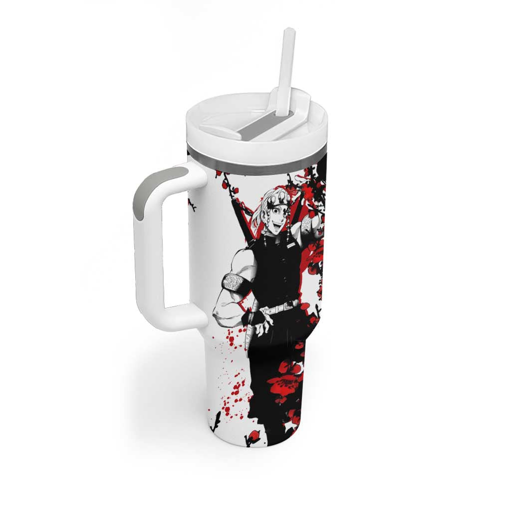 Tengen Uzui Demon Slayer Tumbler With Handle Anime Japan Style