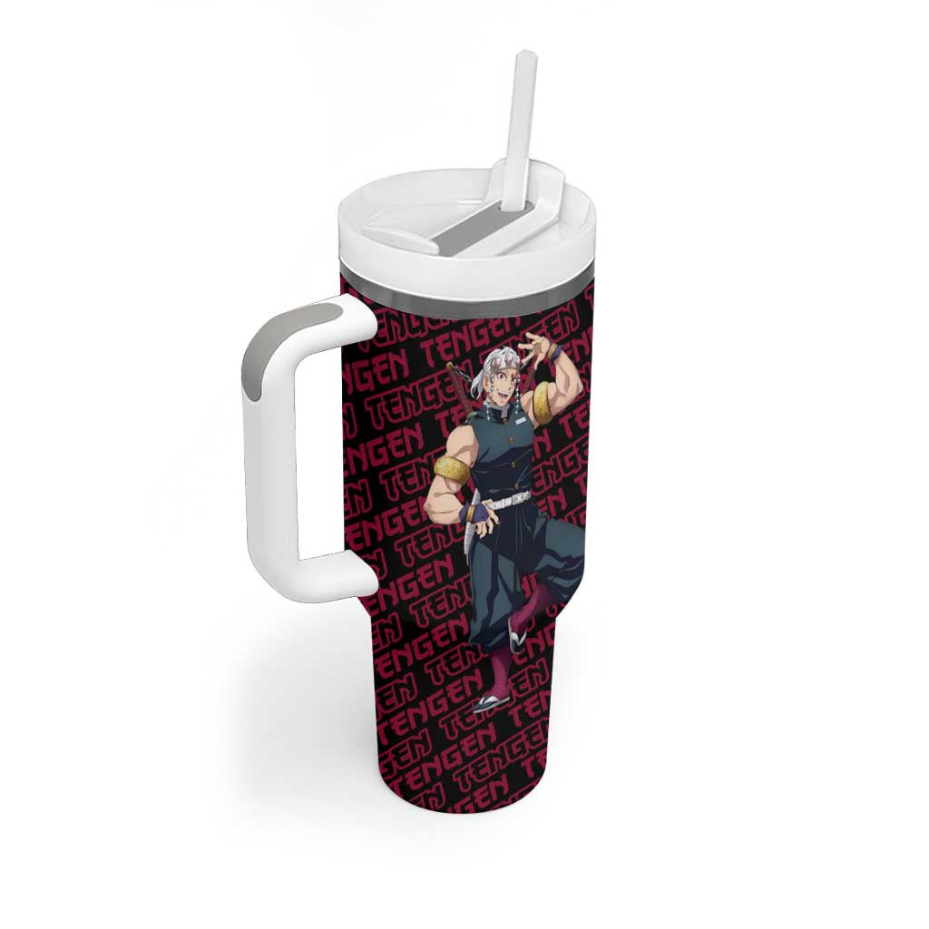 Tengen Uzui Demon Slayer Tumbler With Handle Anime Style
