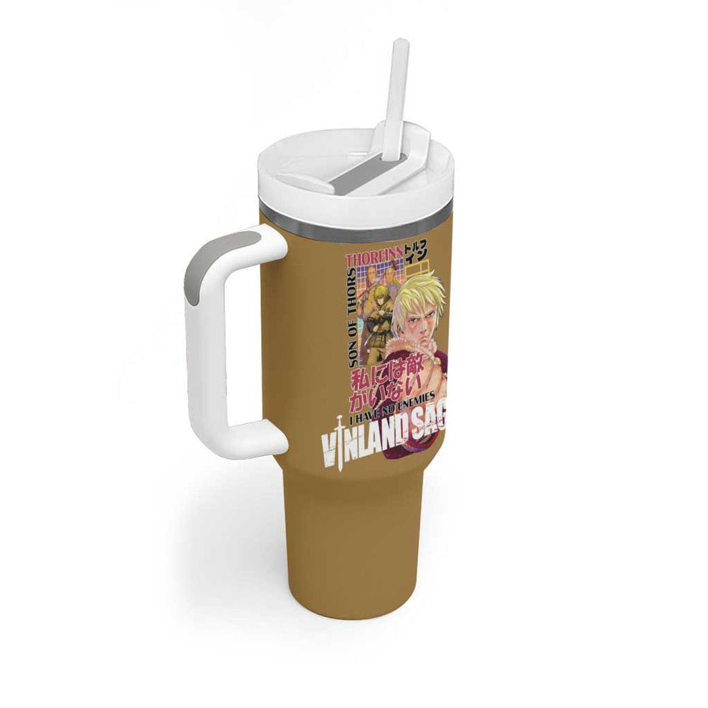 Thorfinn Vinlad Saga Tumbler With Handle Anime Style