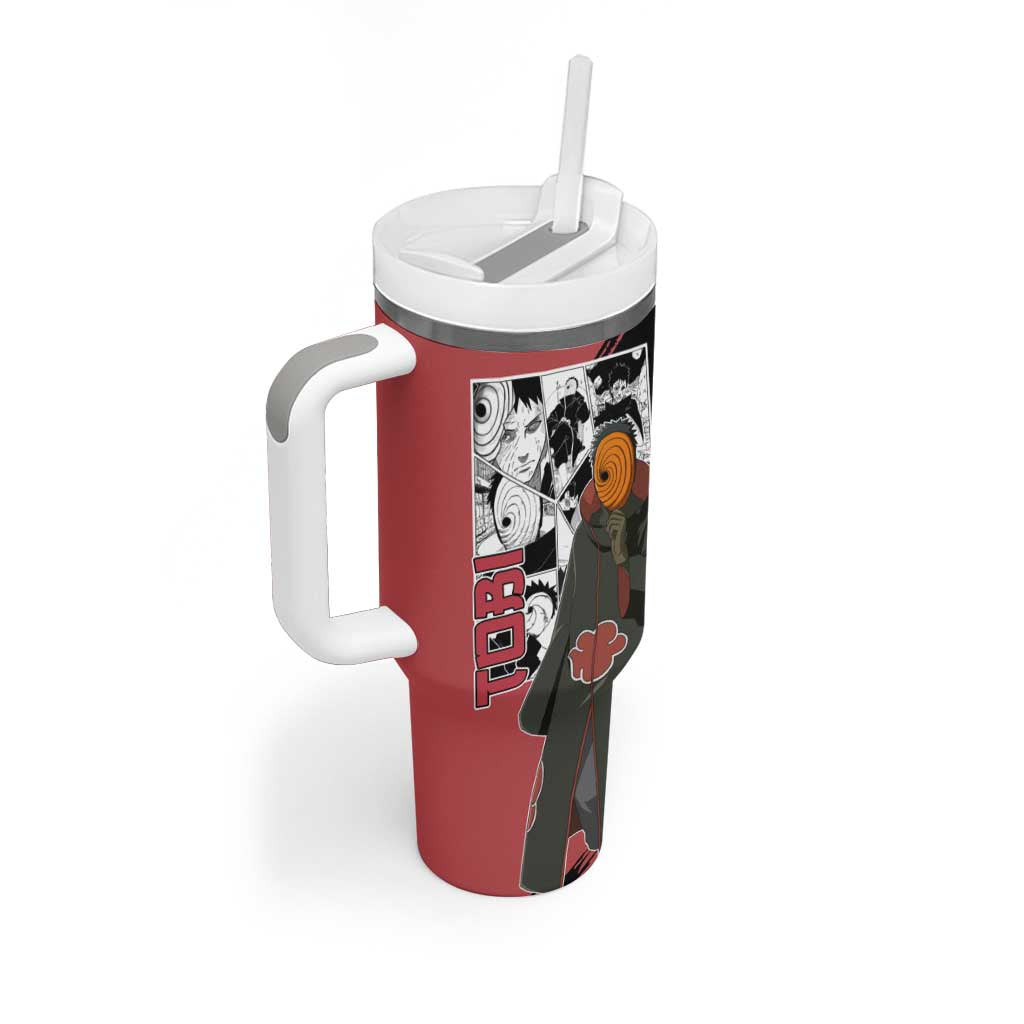 Tobi Naruto Tumbler With Handle Anime Mix Manga Style