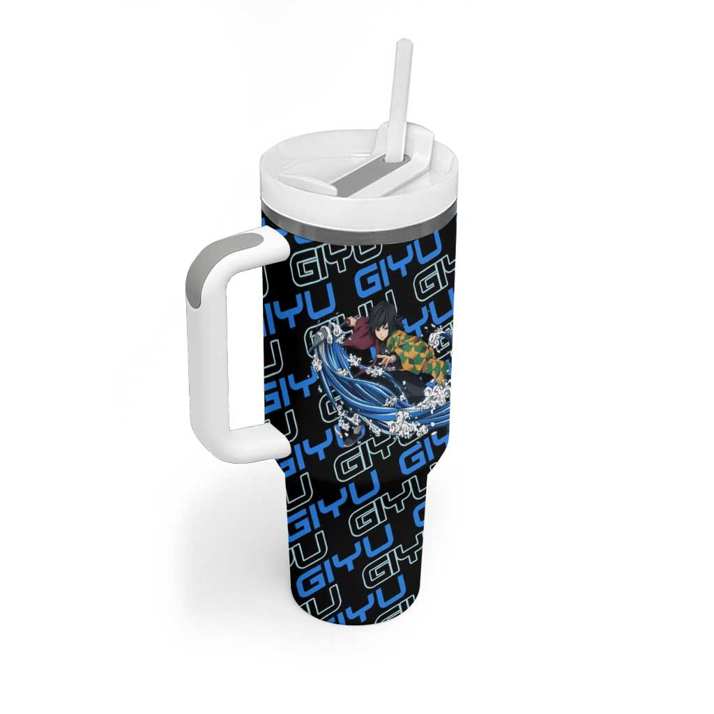 Tomioka Giyu Demon Slayer Tumbler With Handle Anime Japan Style