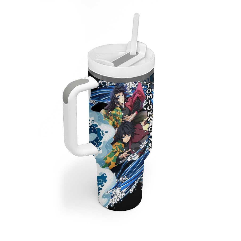 Tomioka Giyuu Demon Slayer Tumbler With Handle Anime Japan Style