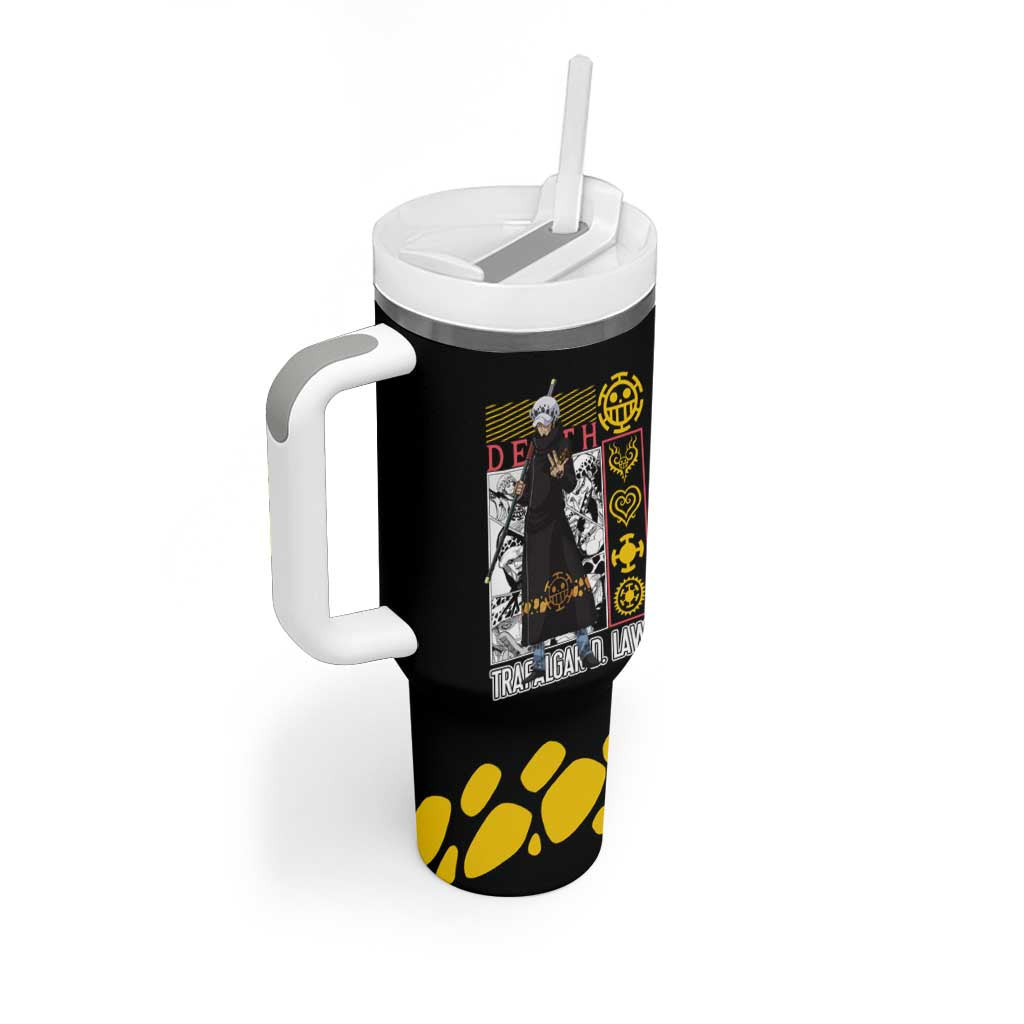 Trafalgar D Law V2 One Piece Tumbler With Handle Anime Style