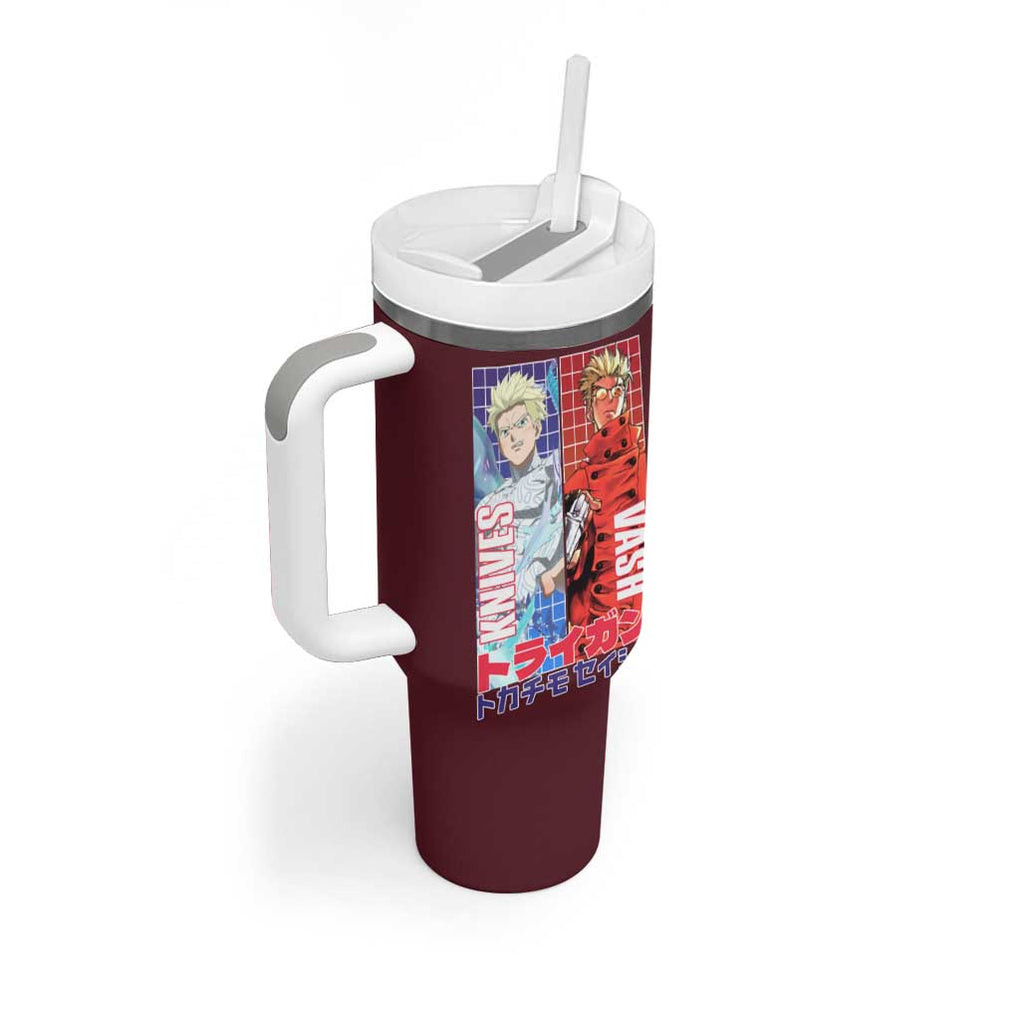 Trigun Stampede Tumbler With Handle Japan Anime Style